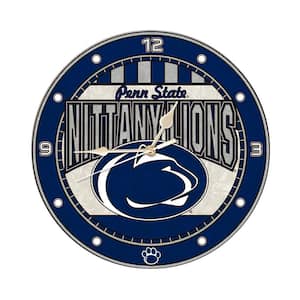 NCAA - 12 in. Penn State Art Glass Clock