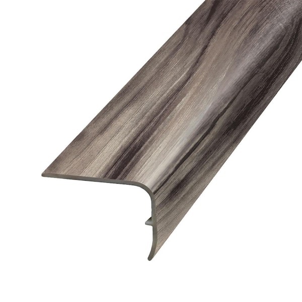 PERFORMANCE ACCESSORIES Heron 1.32 in. Thick x 1.88 in. Wide x 78.7 in. Length Vinyl Stair Nose Molding