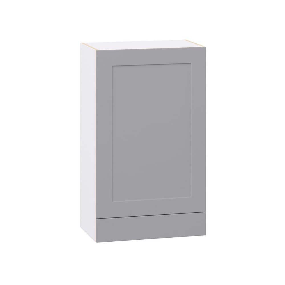 Roseland 24 in. W x 14 in. D x 40 in. H Assembled Shaker Wall Kitchen Cabinet in Slate Gray with Drawer price history on PriceWatchPro