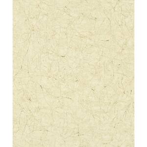 Textures Collection Beige Crackle Texture Matte Finish Vinyl on Non-Woven Non-Pasted Wallpaper Roll