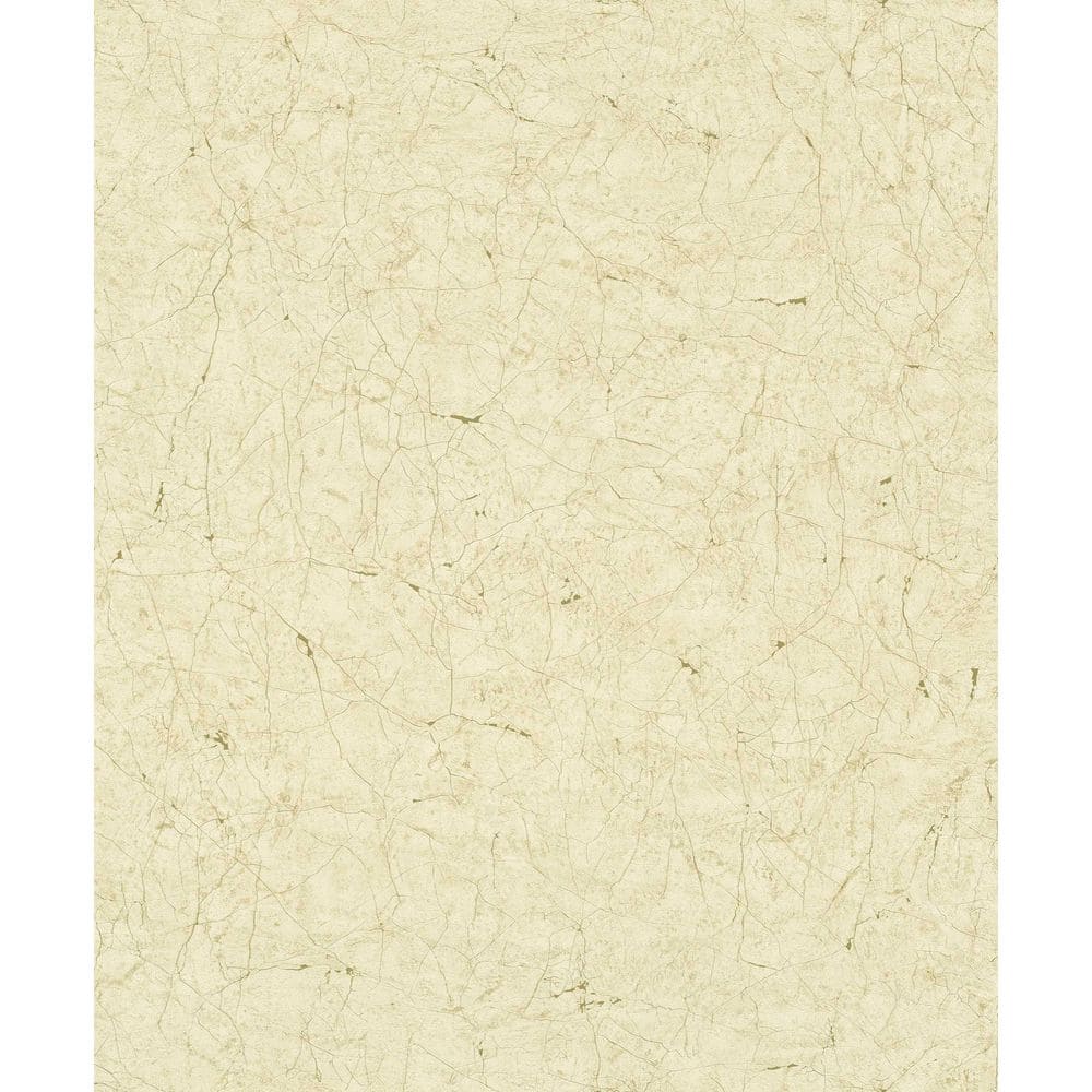 Textures Collection Beige Crackle Texture Matte Finish Vinyl on Non-woven N