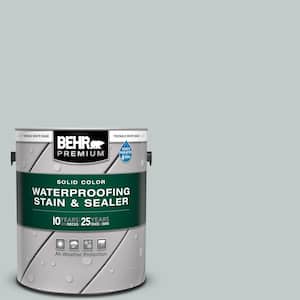 1 gal. #730E-3 River Rock Solid Color Waterproofing Exterior Wood Stain and Sealer