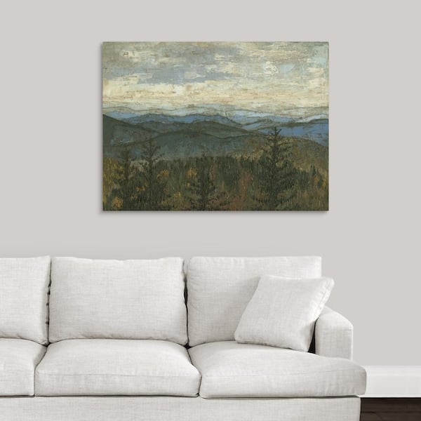 "Blue Ridge View II" by Megan Meagher Canvas Wall Art