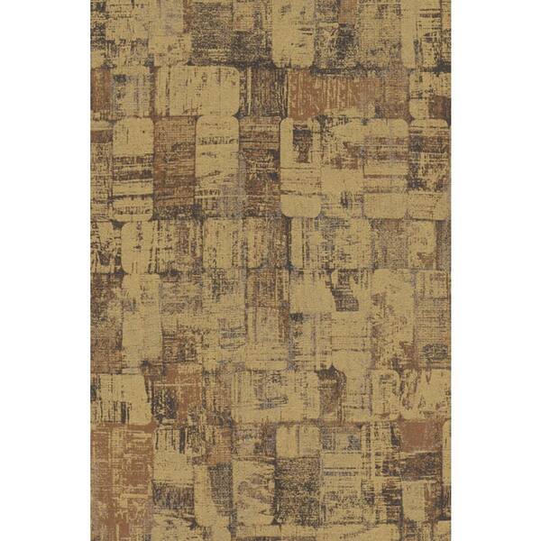 Walls Republic Abstract Weathering Wallpaper Bronze Paper Strippable Roll (Covers 57 sq. ft.)