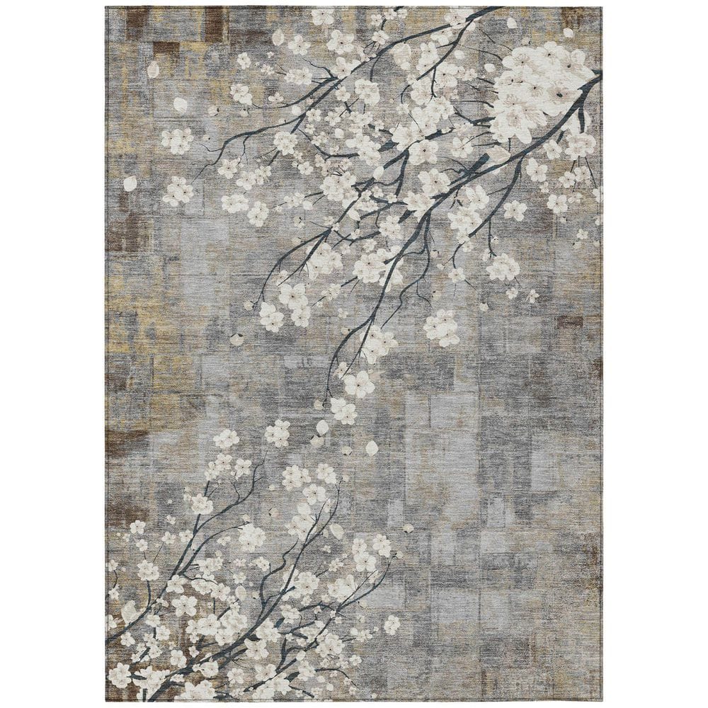 Chantille Machine Washable Indoor/Outdoor Abstract ACN2248 Gray 9 ft. x 12 ft. Area Rug price history on PriceWatchPro