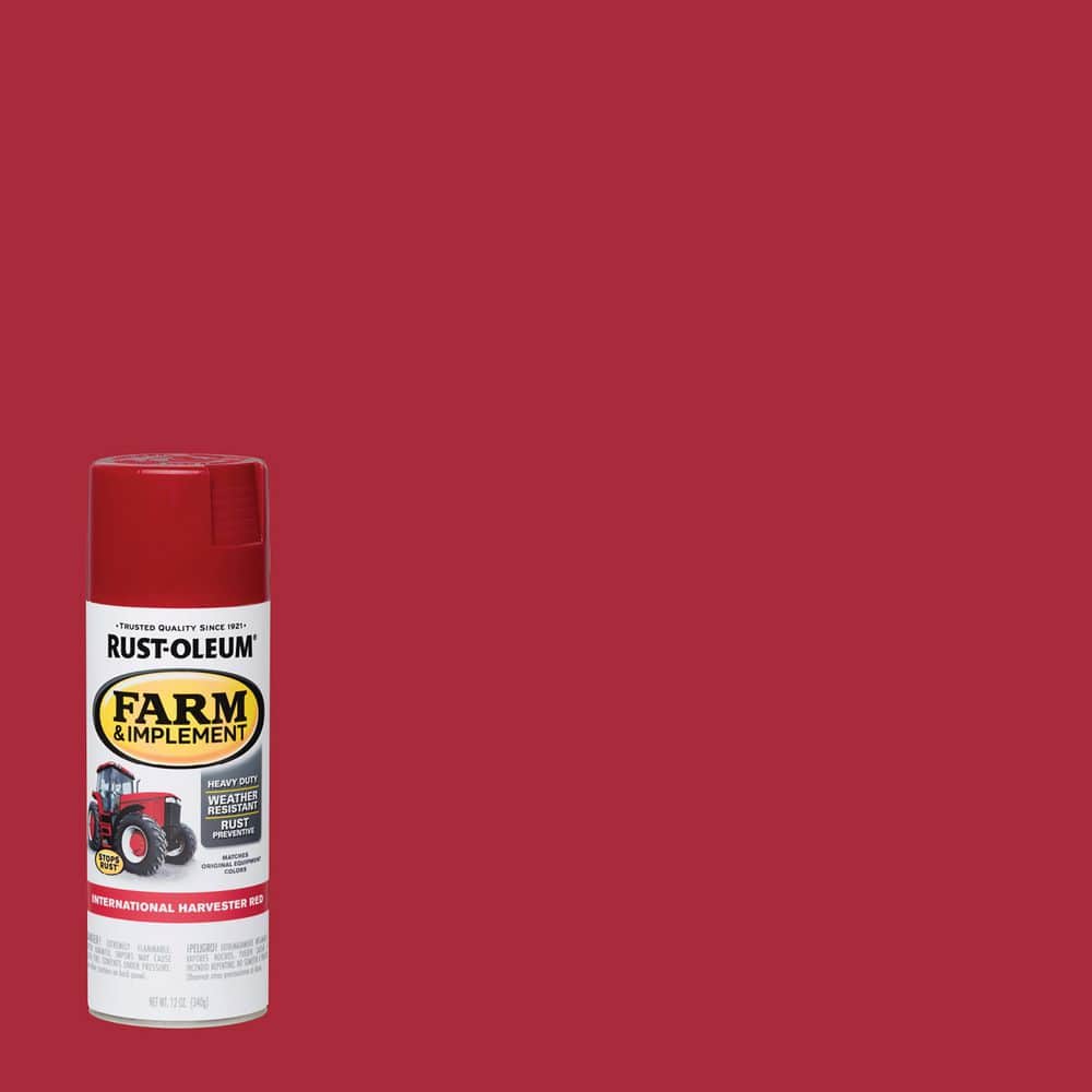 salsation トップ RUST Lサイズ Rust-Oleum 12 oz. Farm & Implement International Harvester Red