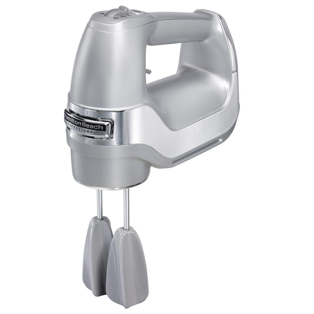 Hamilton Beach Professional 7-Speed Silver Hand Mixer with