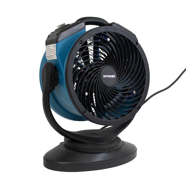 XPOWER Oscillating Portable 3 Speed Outdoor Cooling Misting Fan and High Velocity Air Circulator