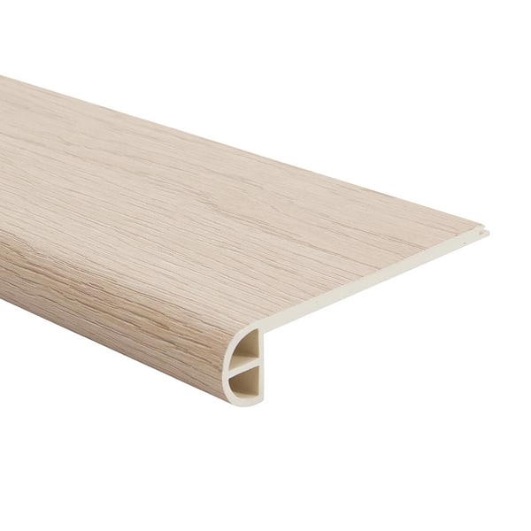 Malibu Wide Plank French Oak Mina 0.944 in. Thickness x 4.527 in. Width x 94.48 in. Length Vinyl Flush Stair Nose Molding