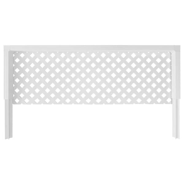12 ft. x 17 in. White PVC Modular Garden Fence Kit-Easy Install Boarder Fence for Pet and Plant Protection (3-Pack)