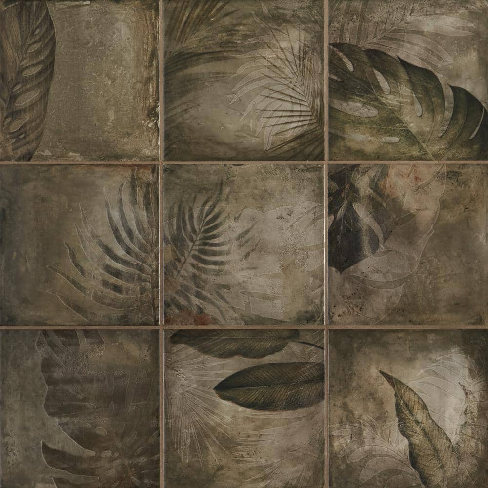Angela Harris Native Papara Light 7.87 in. x 7.87 in. Matte Ceramic Wall Tile (10.76 sq. ft./Case) price history on PriceWatchPro