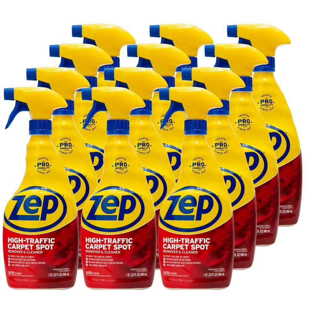 Zep 32 Oz High Traffic Carpet Cleaner 12 Pack Zuhtc32 The