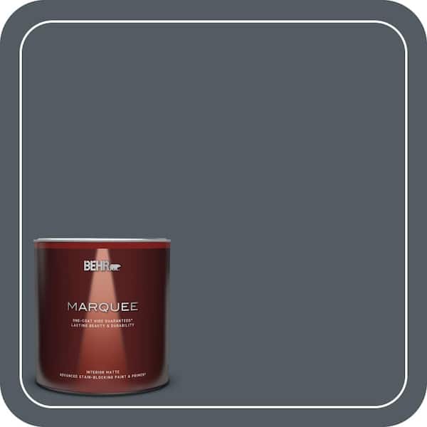 BEHR MARQUEE 1 qt. #PPU25-21 City Rain Matte Interior Paint & Primer