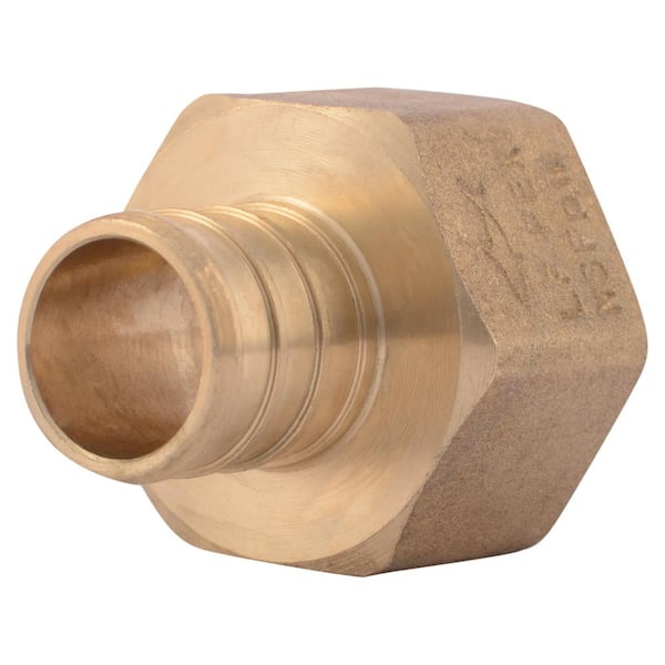 SharkBite 3/4 in. PEX Barb x 3/4 in. FNPT Brass Adapter Fitting (Bag of 25)