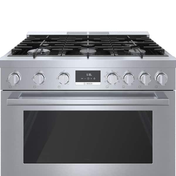 Bosch 800 Series HDS8055U 30 Inch Freestanding Dual Fuel Range with 5 –  Appliance Store Discount
