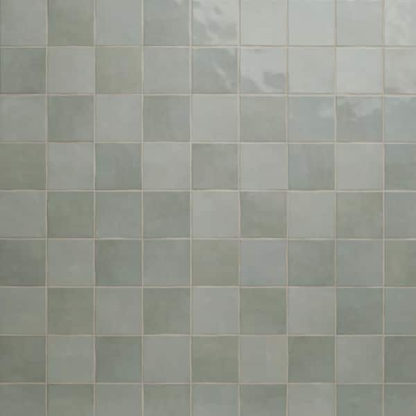 MSI Lakeview Jade 5 in. x 5 in. Glossy Ceramic Wall Tile (10.2 sq. ft./Case)