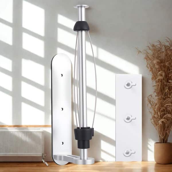 Magnetic Silver Wall Mount Paper Towel Holder Strong Magnetic Base One Hand Tear Adhesive Hanging for RV Kitchen