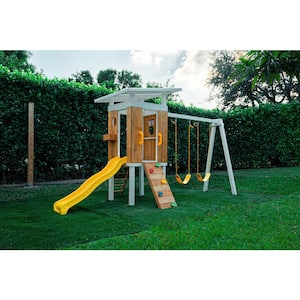Avenlur Forrest Modern outdoor wooden swing set