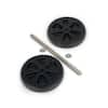 Toter Replacement Wheel Kit For Gal Two Wheel Trash Can E The Home Depot