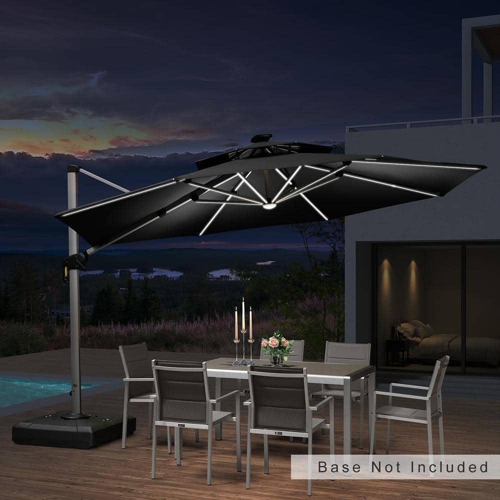 eggplant patio umbrella Millionaire Armstrong Garden Centers Upgraded Fabric PURPLE LEAF 11 Feet Patio