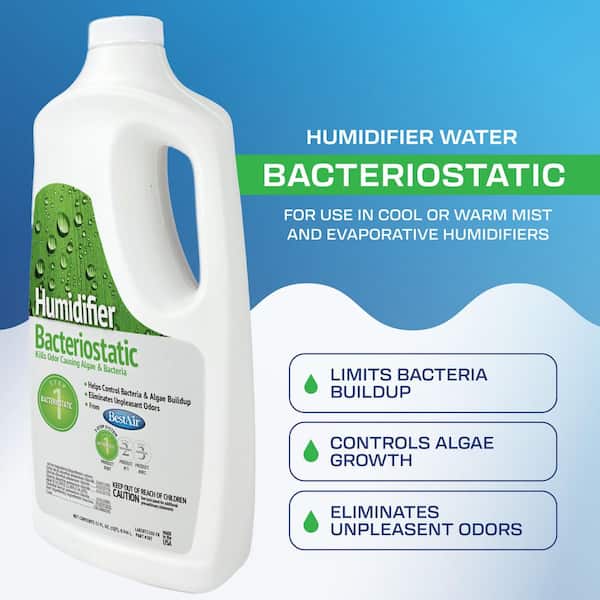 BestAir Original BT Humidifier Bacteriostatic Water Treatment 3BT-PDQ-6 -  The Home Depot