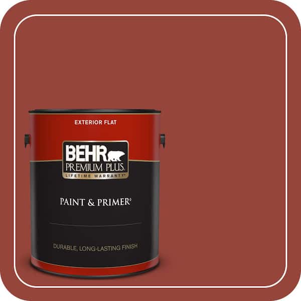CODE-RED 北欧メロハー BEHR PREMIUM PLUS 1 qt. #PPU2-17 Morocco Red Flat Exterior Paint