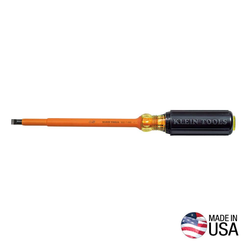 5/16 in. Insulated Cabinet-Tip Flat Head Screwdriver with 7 in. Round Shank- Cushion Grip Handle price history on PriceWatchPro