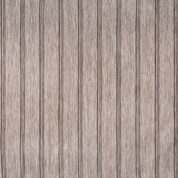 Bo Modern Farmhouse Brown/Natural 6 ft. 7 in. Wide Stripe Square Indoor/Outdoor Area Rug