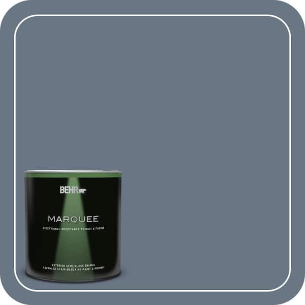 BEHR MARQUEE 1 qt. #MQ5-19 Hypnotic Semi-Gloss Enamel Exterior Paint & Primer