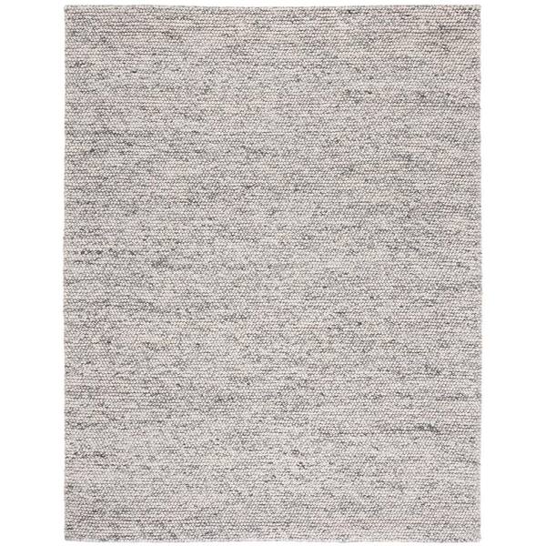 Natura 10 ft. x 14 ft. Light Gray/Ivory Solid Area Rug