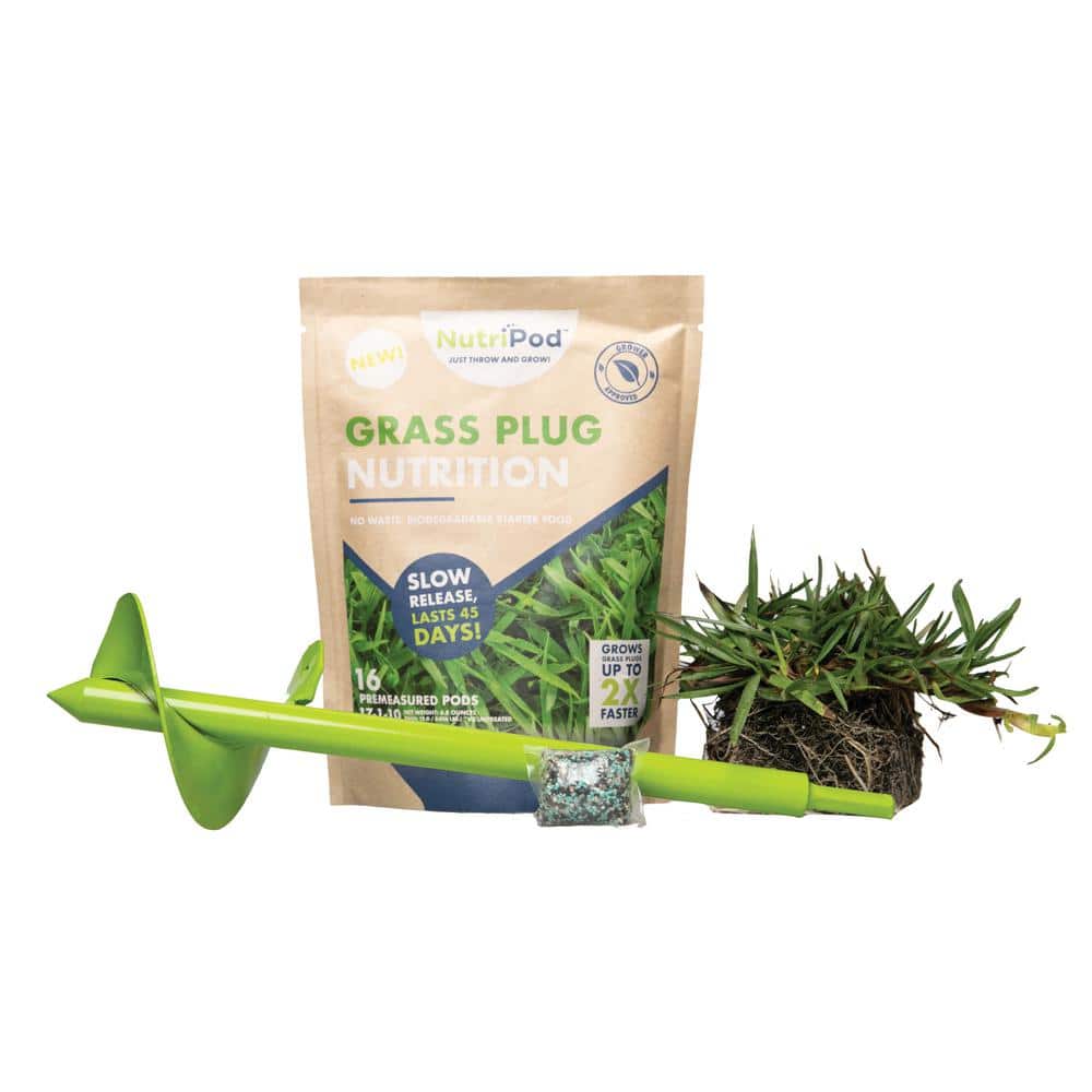 32-Count SodPods Centipede Grass Plugs/SP Power Planter/NutriPod Bundle - N