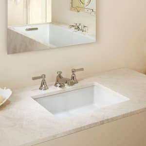 Verticyl 19-3/4 in. Rectangle Undermount Bathroom Sink in White