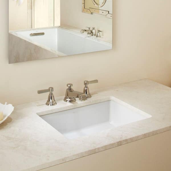 KOHLER Verticyl 19-3/4 in. Rectangle Undermount Bathroom Sink in White