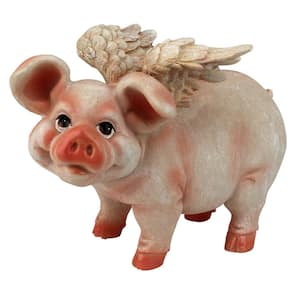 7 in. H Hog Heaven Flying Pigs Collection Standing Statue