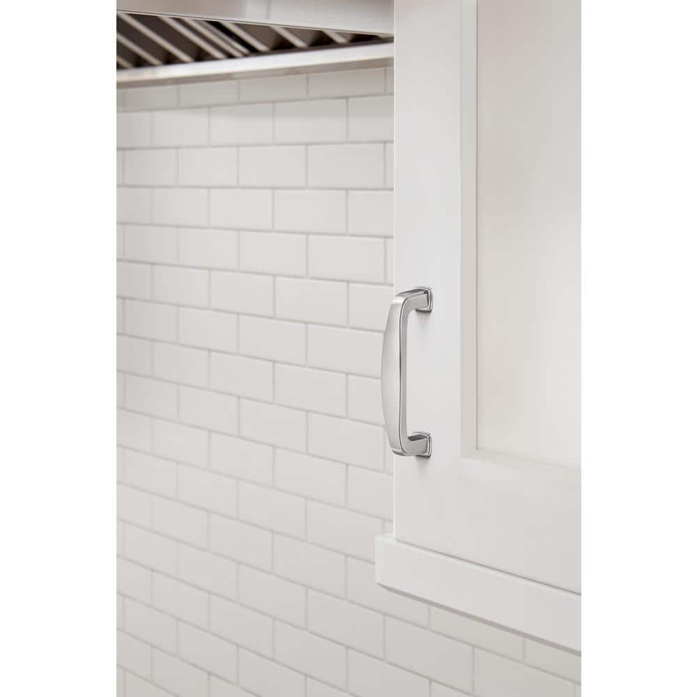 Polished Chrome 3-Inch Traditional Cabinet Pull with Mounting Hardware