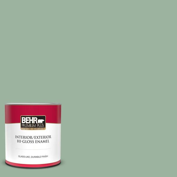 BEHR PREMIUM 1 qt. #S410-4 Copper Patina Satin Enamel Interior/Exterior  Cabinet, Door & Trim Paint 752304 - The Home Depot