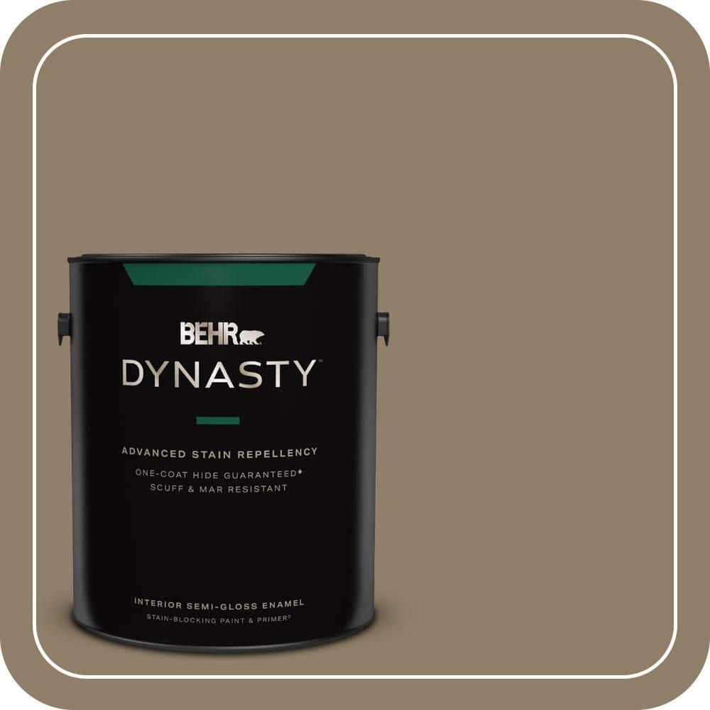 1 gal. Home Decorators Collection #HDC-NT-11 Sandalwood Tan Semi-Gloss Enamel Interior Stain-Blocking Paint & Primer price history on PriceWatchPro