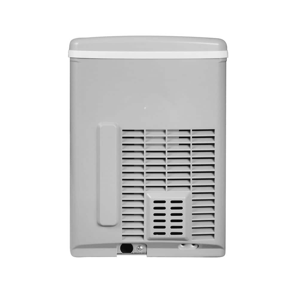 Silver Compact Countertop Portable Ice Maker with 26 lbs Capacity