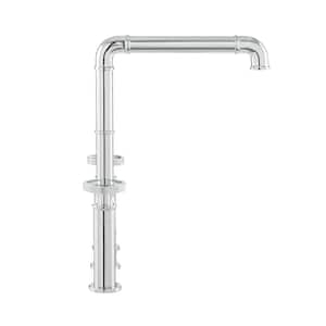 Avallon Pro 2-Handle Standard Kitchen Faucet with Side Sprayer in Chrome