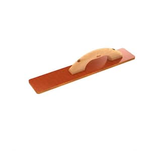 18 in. x 3-1/2 in. Square End resin Floar with Wood Handle