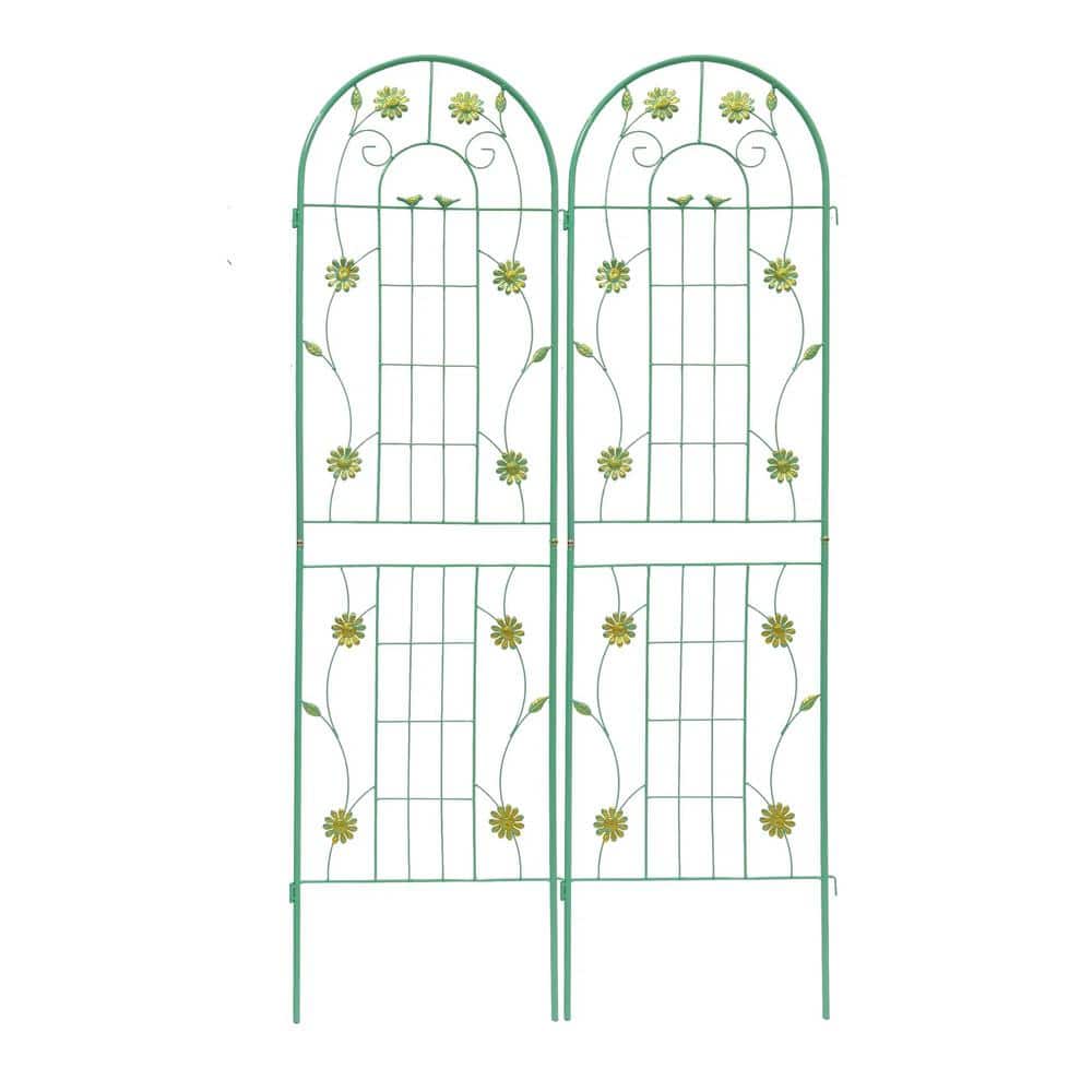 Metal Garden Trellis 71 in. x 19.7 in. Rustproof Trellis for Climbing Plant