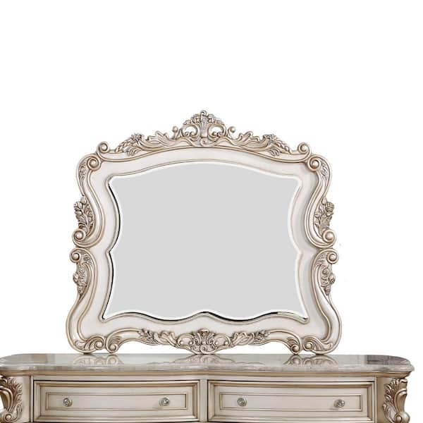 Acme Furniture Gorsedd Antique White Mirror