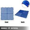 VEVOR Interlocking Garage Floor Tiles 12x12x0.5 55 Pieces Deck Tile Blue DJHZX55PBU0000001V0