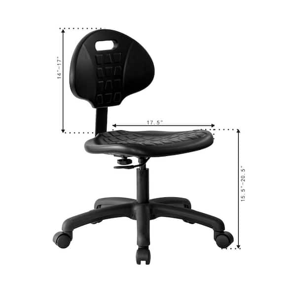 industrial poly work chair