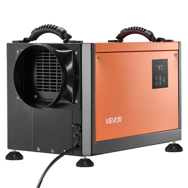 70 Pt. 1000 sq. ft. Commercial Dehumidifier with Drain Hose, in. orange Portable Crawl Space Dehumidifiers for Basement