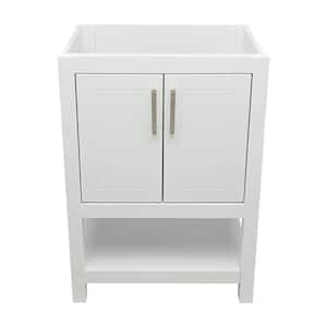Taos 25 in. W x 19 in. D x 35 in. H Bath Vanity Cabinet without Top in White