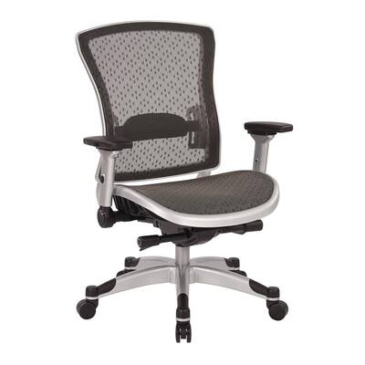 317 Series 28.5 in. Width Big and Tall Platinum Mesh Ergonomic Chair with Adjustable Height