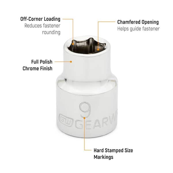3/8 in. Drive Metric 10 mm 6-Point Standard Socket