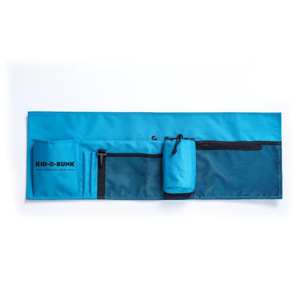 Teal Blue Kid's Cot Side Organizer