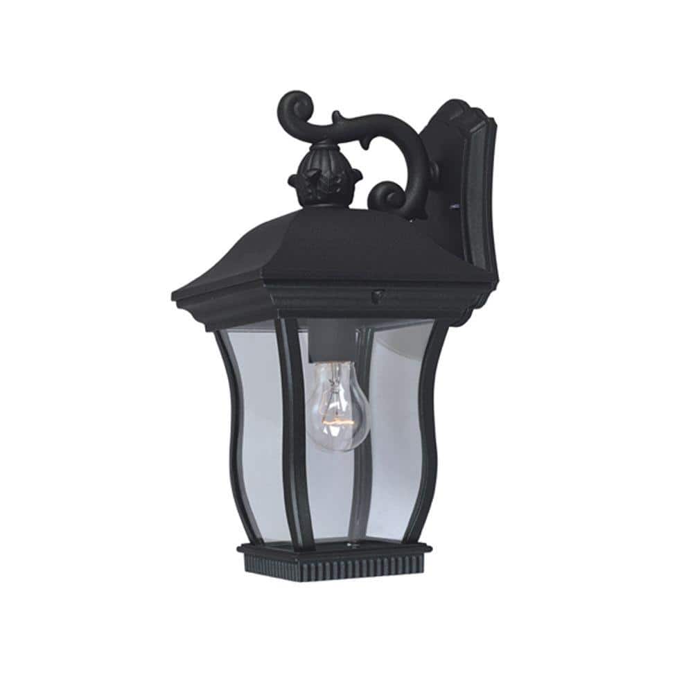 Designers Fountain Chelsea 14.5 in. Black 1-Light Outdoor